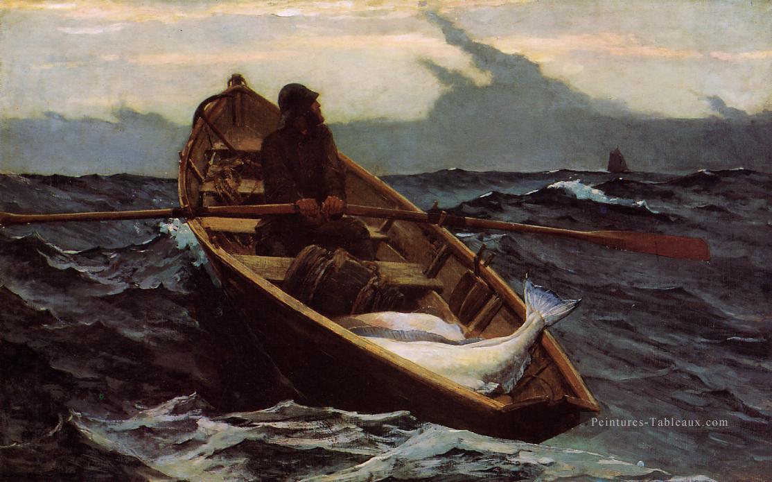 L’avertissement de brouillard réalisme marine peintre Winslow Homer Peintures à l'huile
